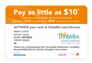 TRINTELLIX (vortioxetine) savings card